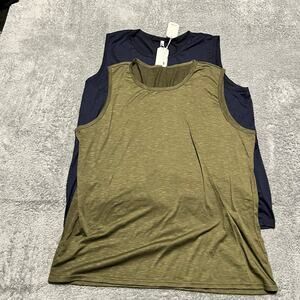 Goofandy Shirts Mens Large Performance Tank Top Workout 2 Shirt Lot